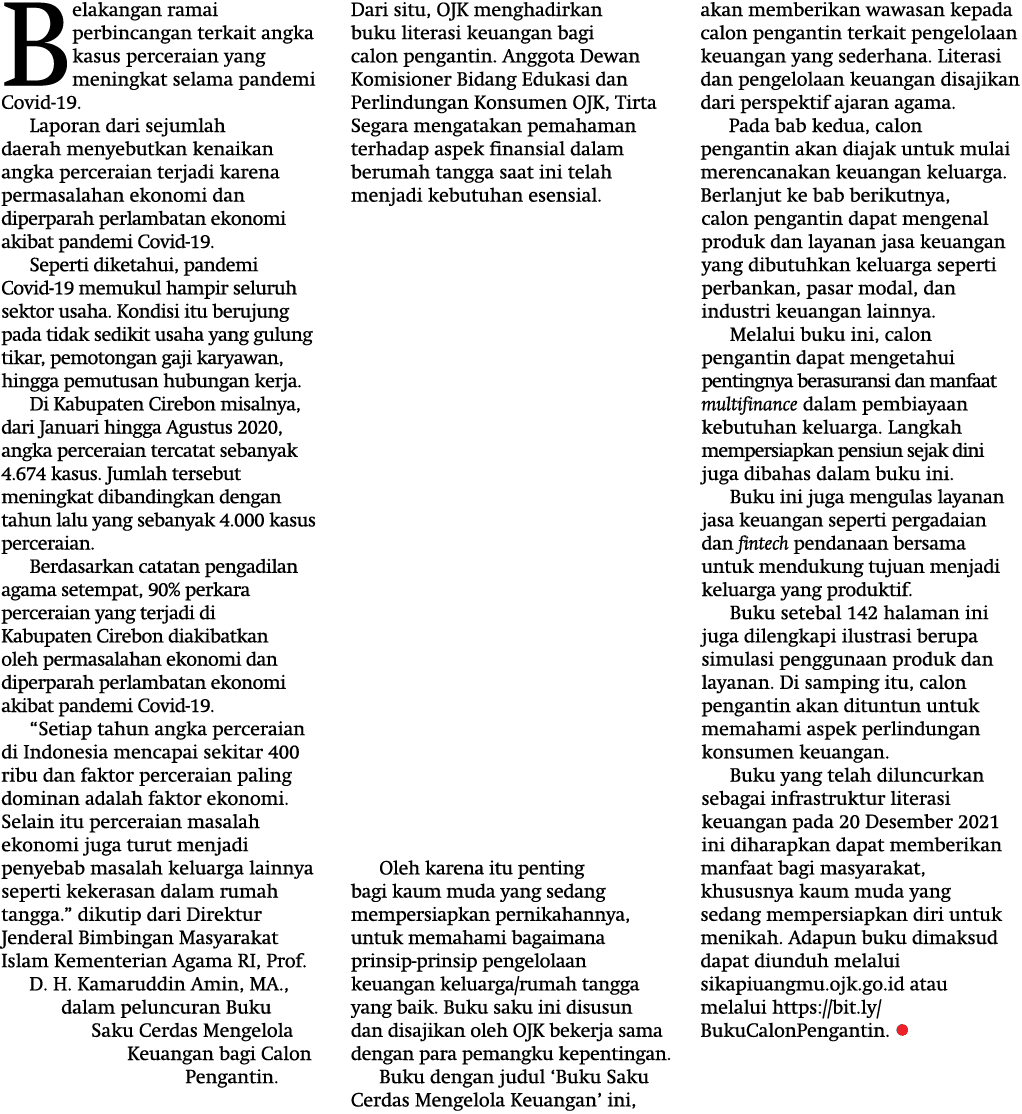 Belakangan ramai perbincangan terkait angka kasus perceraian yang meningkat selama pandemi Covid-19  Laporan dari sej   