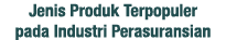 Jenis Produk Terpopuler pada Industri Perasuransian