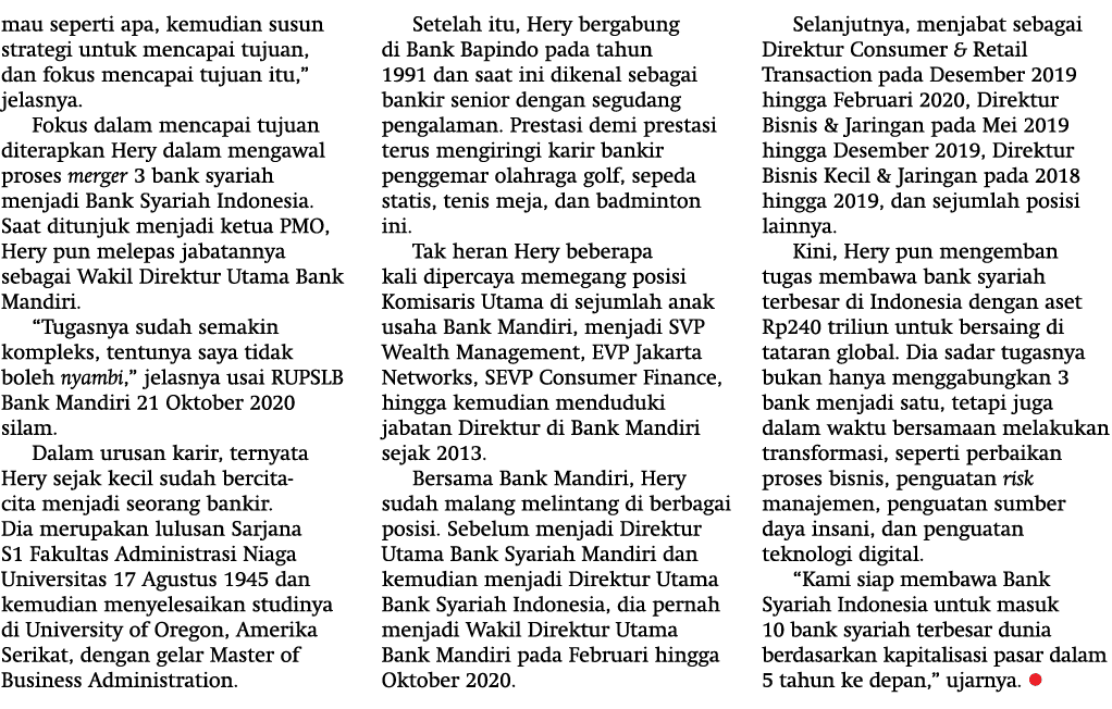 mau seperti apa, kemudian susun strategi untuk mencapai tujuan, dan fokus mencapai tujuan itu,  jelasnya  Fokus dalam   