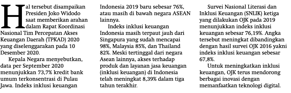 Hal tersebut disampaikan Presiden Joko Widodo saat memberikan arahan dalam Rapat Koordinasi Nasional Tim Percepatan A   