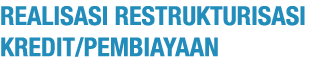REALISASI RESTRUKTURISASI KREDIT PEMBIAYAAN