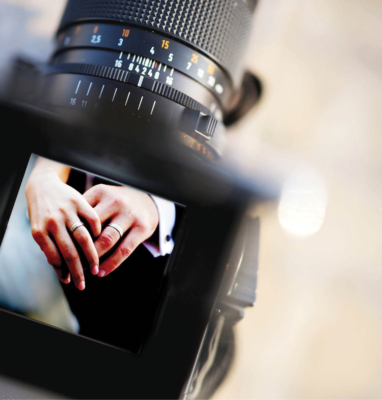 Shooting a wedding with a vintage oldschool camera