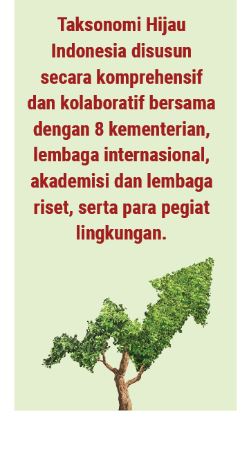 Taksonomi Hijau Indonesia disusun secara komprehensif dan kolaboratif bersama dengan 8 kementerian, lembaga internasi...