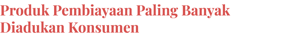 Produk Pembiayaan Paling Banyak Diadukan Konsumen