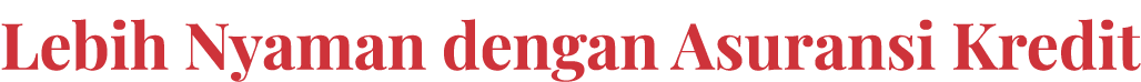 Lebih Nyaman dengan Asuransi Kredit